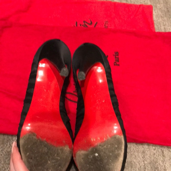 Christian Louboutin chiffon silk stilettos - Picture 6 of 7